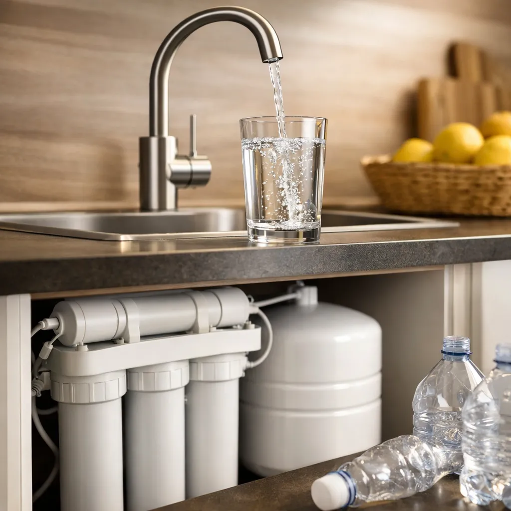 Osmoseur à osmose inverse pour une eau ultra-pure au robinet