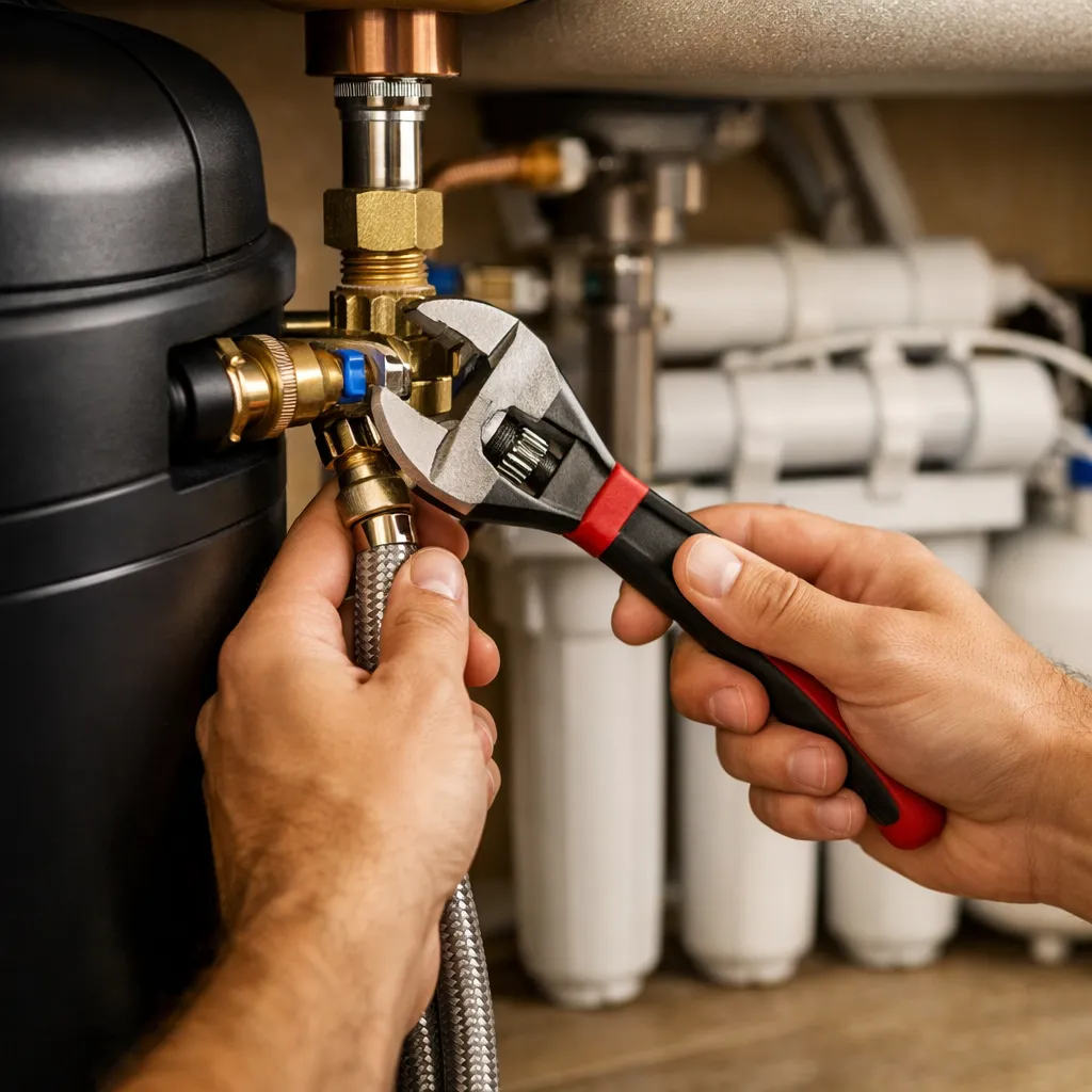 Installation sur-mesure d'un système de traitement de l'eau par un technicien qualifié